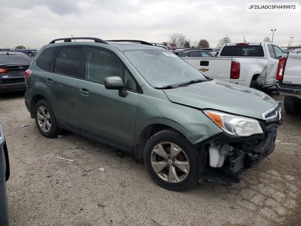 2015 Subaru Forester 2.5I Premium VIN: JF2SJADC5FH499972 Lot: 81090024