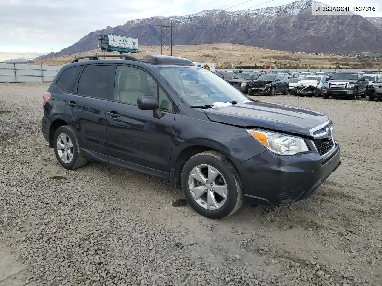 2015 Subaru Forester 2.5I Premium VIN: JF2SJAGC4FH537316 Lot: 81728544