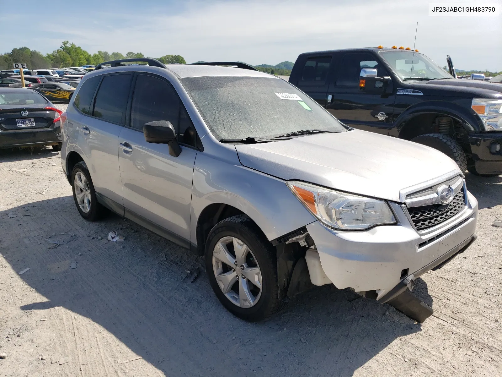 2016 Subaru Forester 2.5I VIN: JF2SJABC1GH483790 Lot: 52288384