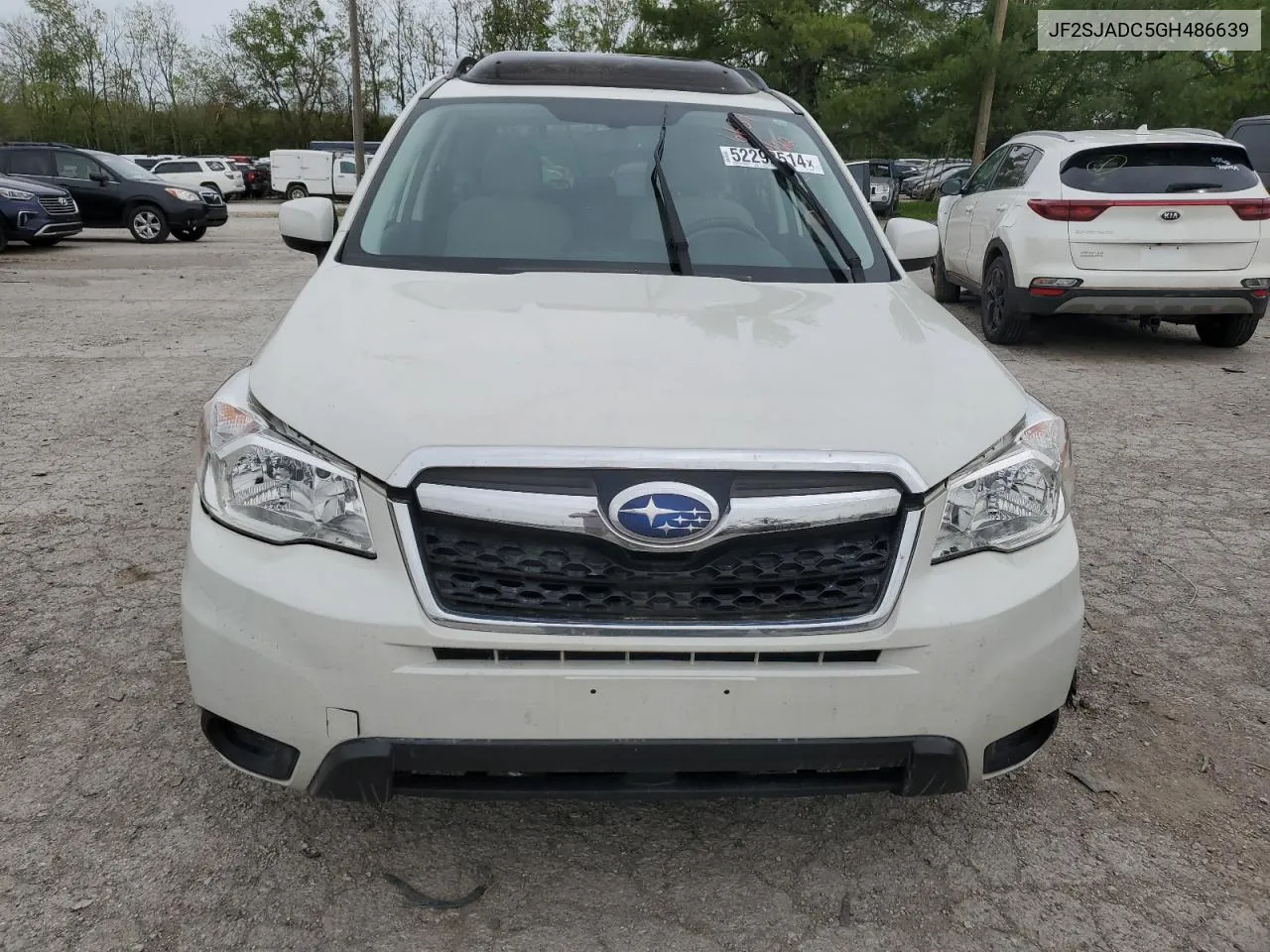 2016 Subaru Forester 2.5I Premium VIN: JF2SJADC5GH486639 Lot: 52292514