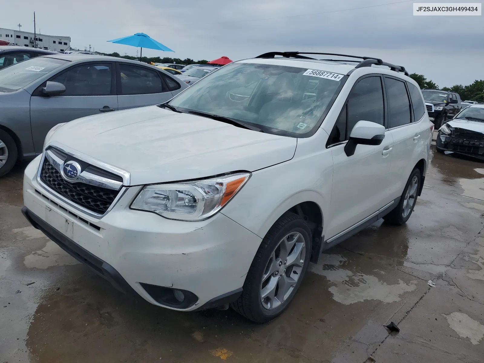 2016 Subaru Forester 2.5I Touring VIN: JF2SJAXC3GH499434 Lot: 56887714