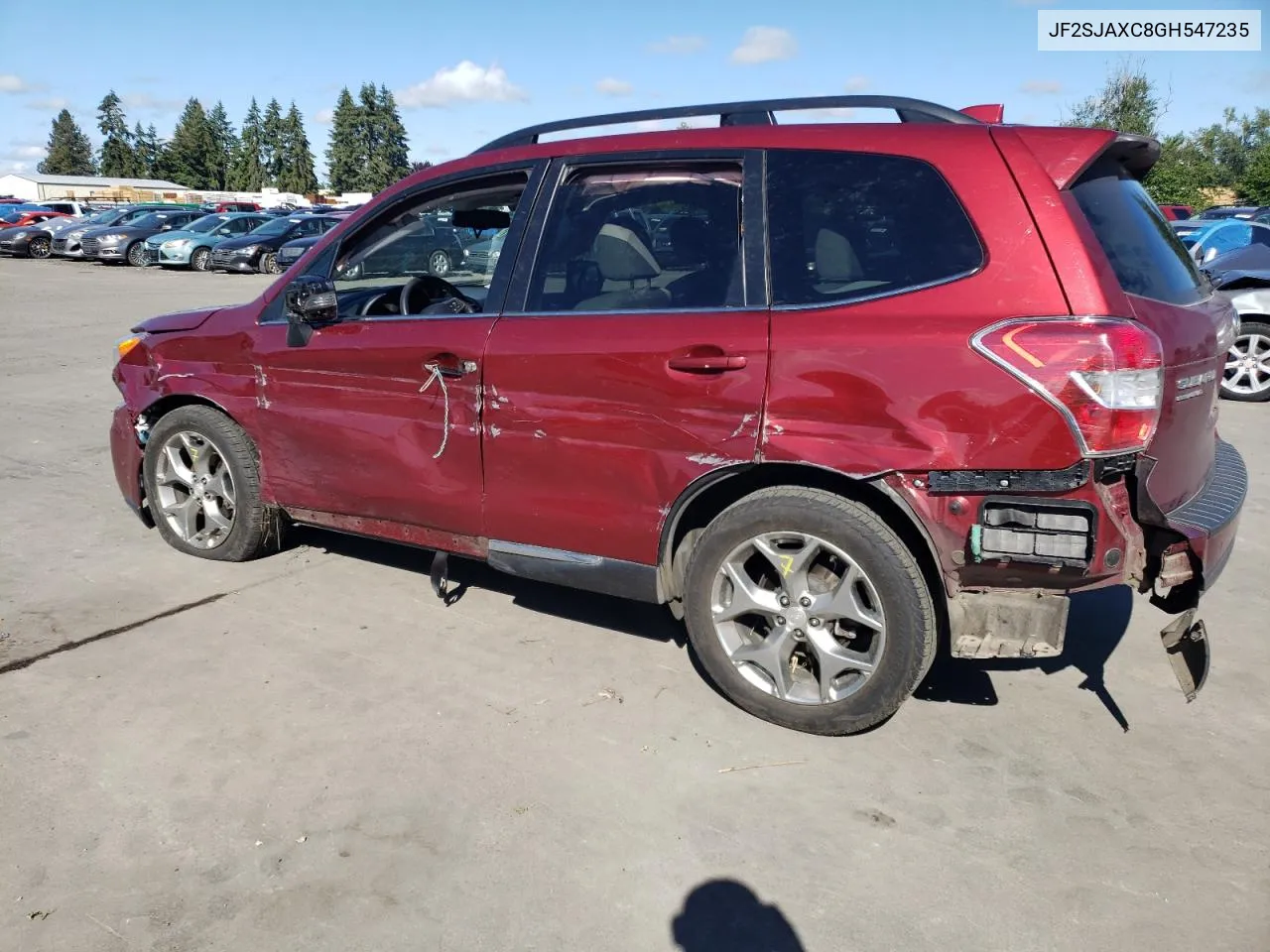 2016 Subaru Forester 2.5I Touring VIN: JF2SJAXC8GH547235 Lot: 59574514