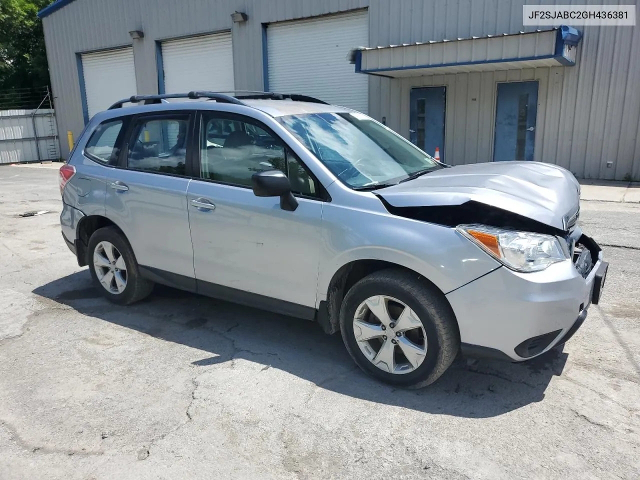 2016 Subaru Forester 2.5I VIN: JF2SJABC2GH436381 Lot: 59973074