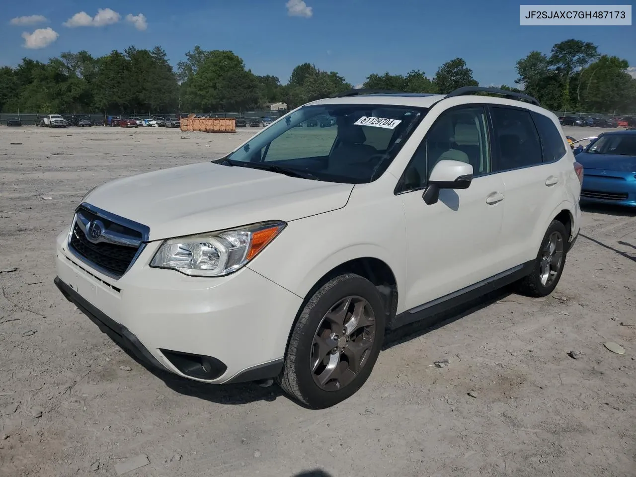 2016 Subaru Forester 2.5I Touring VIN: JF2SJAXC7GH487173 Lot: 61129704