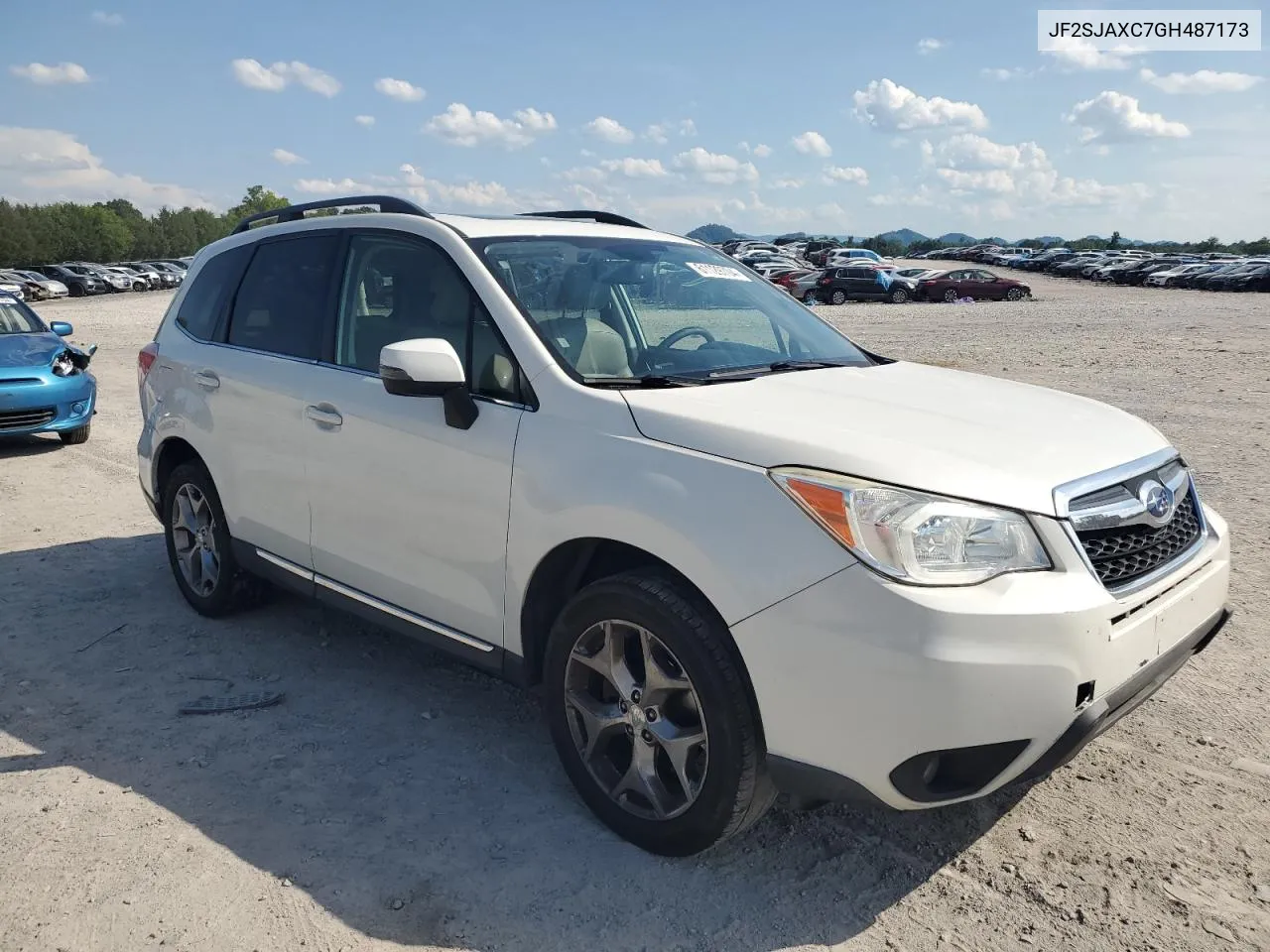 2016 Subaru Forester 2.5I Touring VIN: JF2SJAXC7GH487173 Lot: 61129704