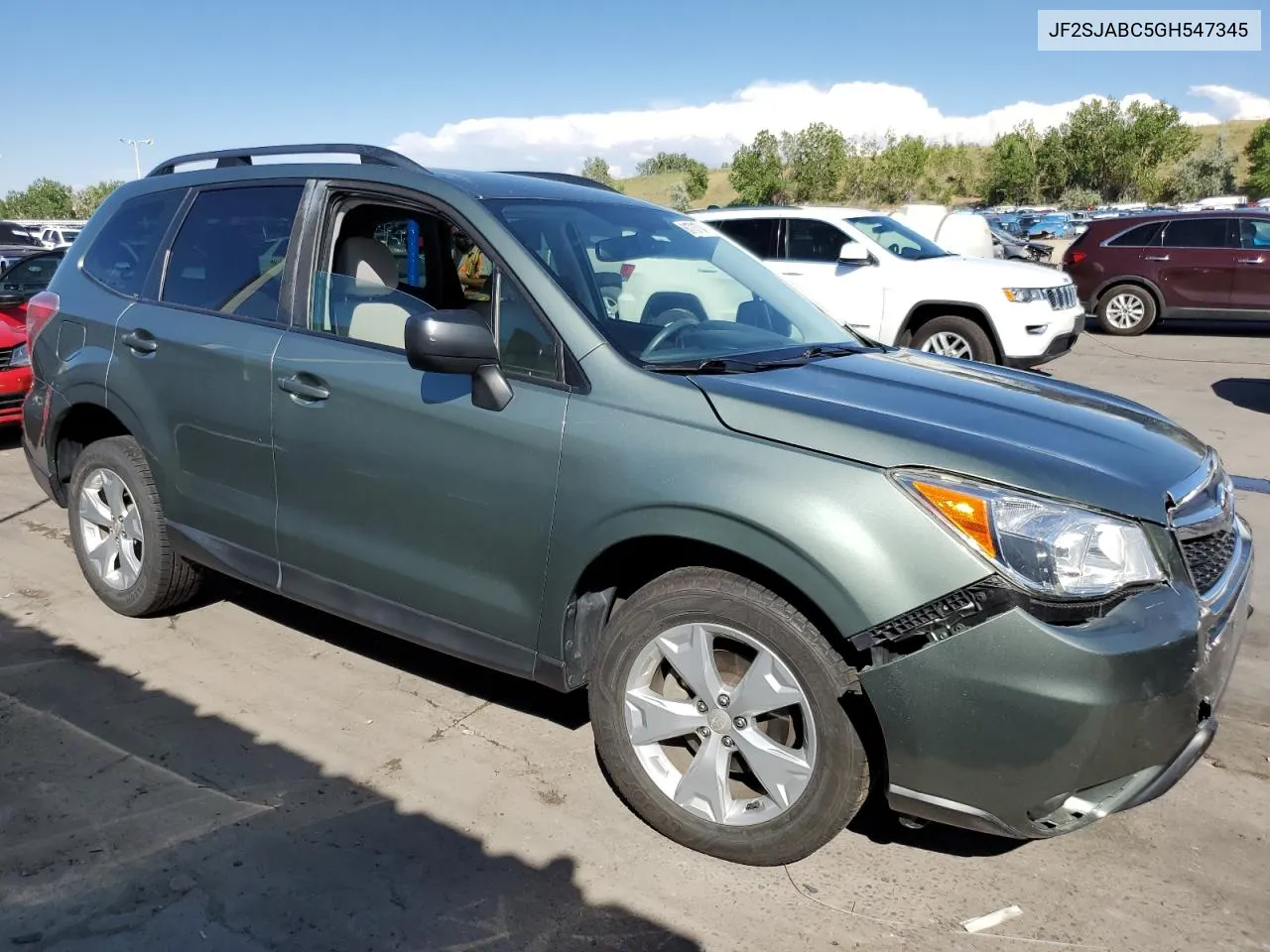 2016 Subaru Forester 2.5I VIN: JF2SJABC5GH547345 Lot: 61731704