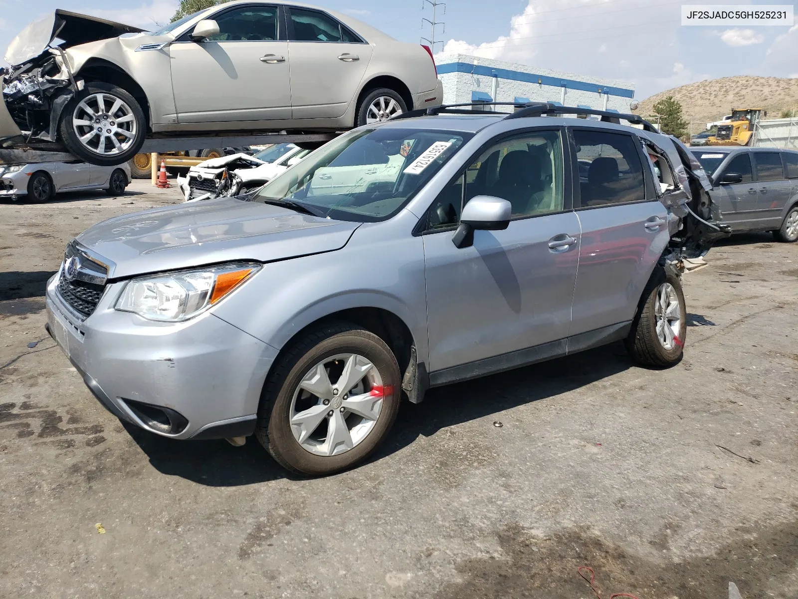 2016 Subaru Forester 2.5I Premium VIN: JF2SJADC5GH525231 Lot: 63516124