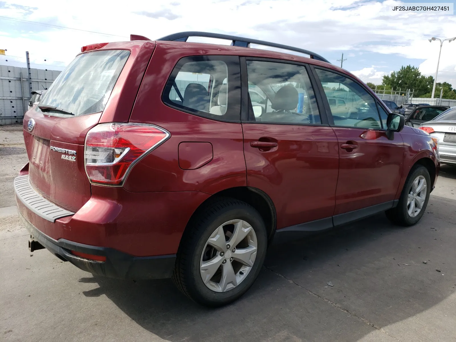 2016 Subaru Forester 2.5I VIN: JF2SJABC7GH427451 Lot: 65850644