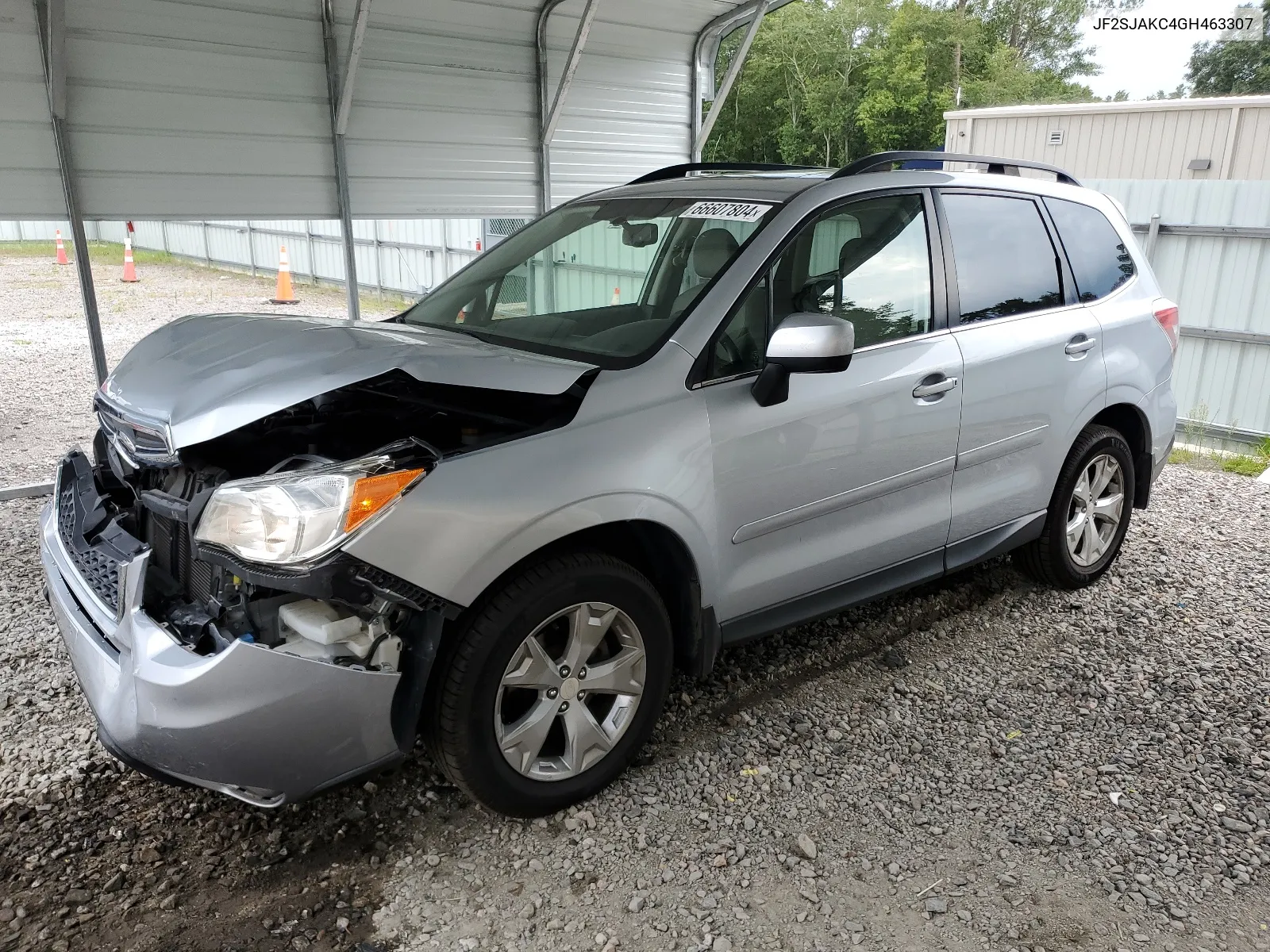 2016 Subaru Forester 2.5I Limited VIN: JF2SJAKC4GH463307 Lot: 66607804