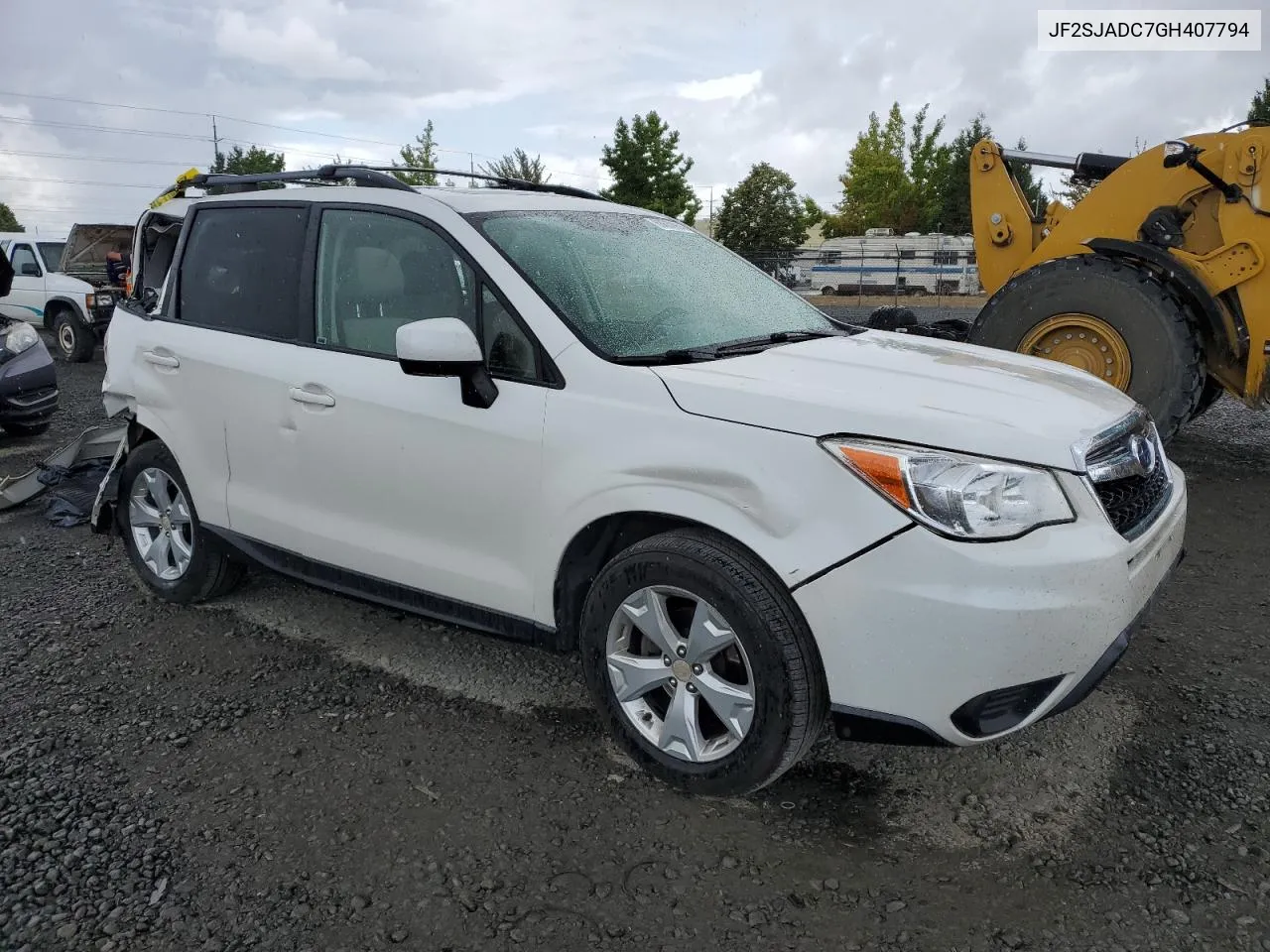 2016 Subaru Forester 2.5I Premium VIN: JF2SJADC7GH407794 Lot: 68632914