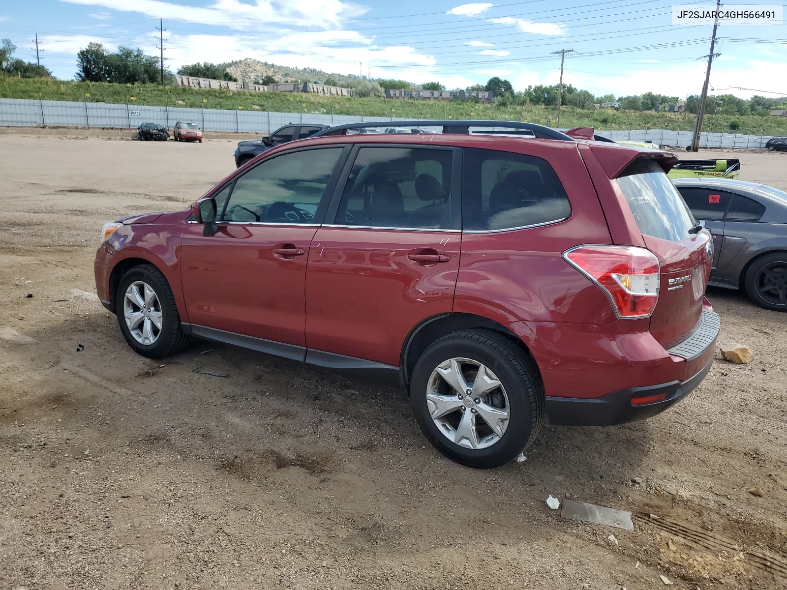 2016 Subaru Forester 2.5I Limited VIN: JF2SJARC4GH566491 Lot: 68950774