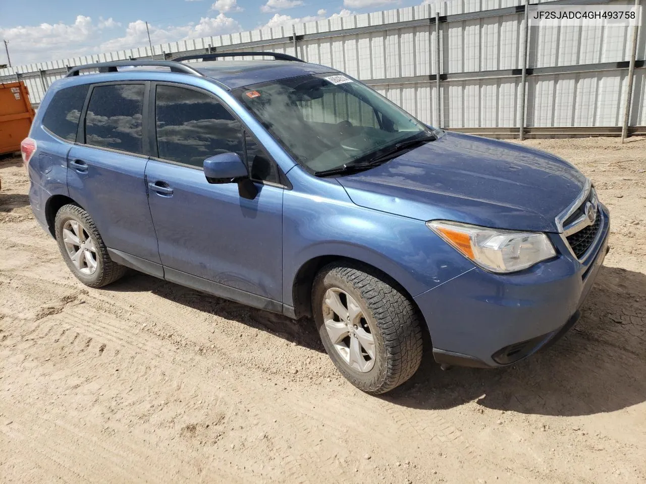 2016 Subaru Forester 2.5I Premium VIN: JF2SJADC4GH493758 Lot: 69042014