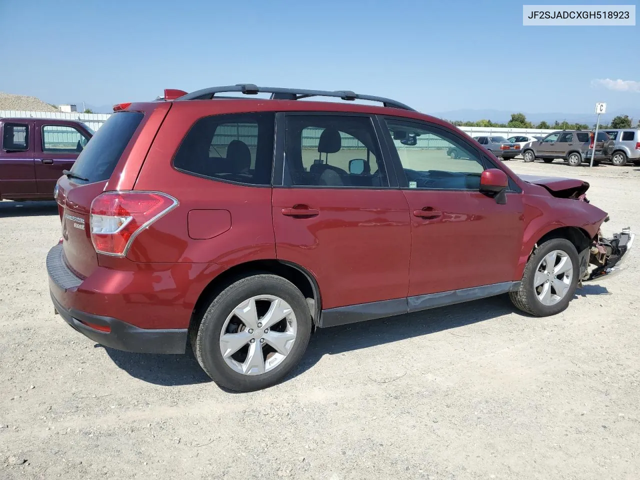 2016 Subaru Forester 2.5I Premium VIN: JF2SJADCXGH518923 Lot: 69117434