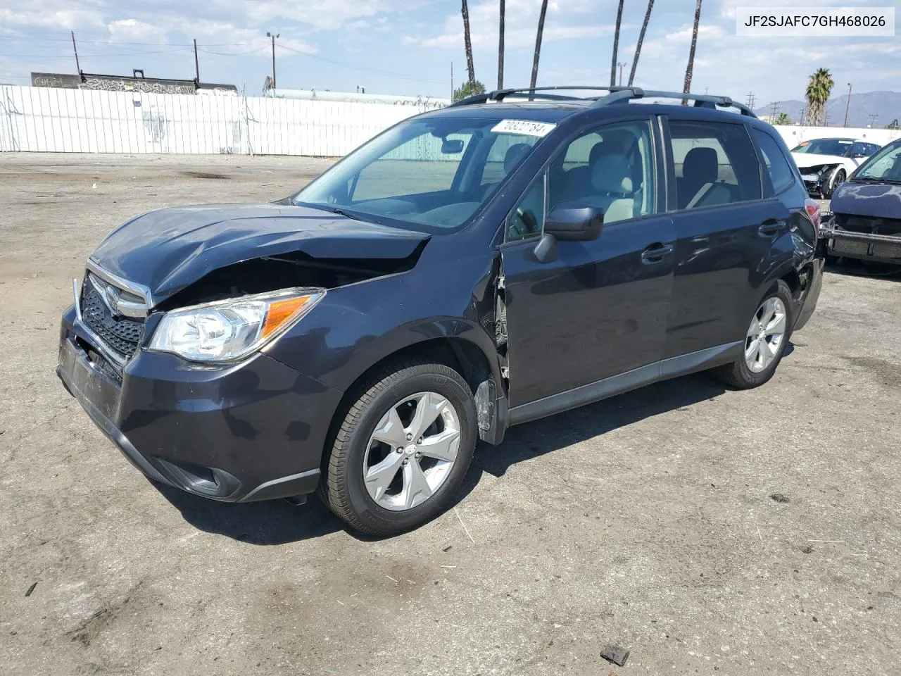 2016 Subaru Forester 2.5I Premium VIN: JF2SJAFC7GH468026 Lot: 70322784