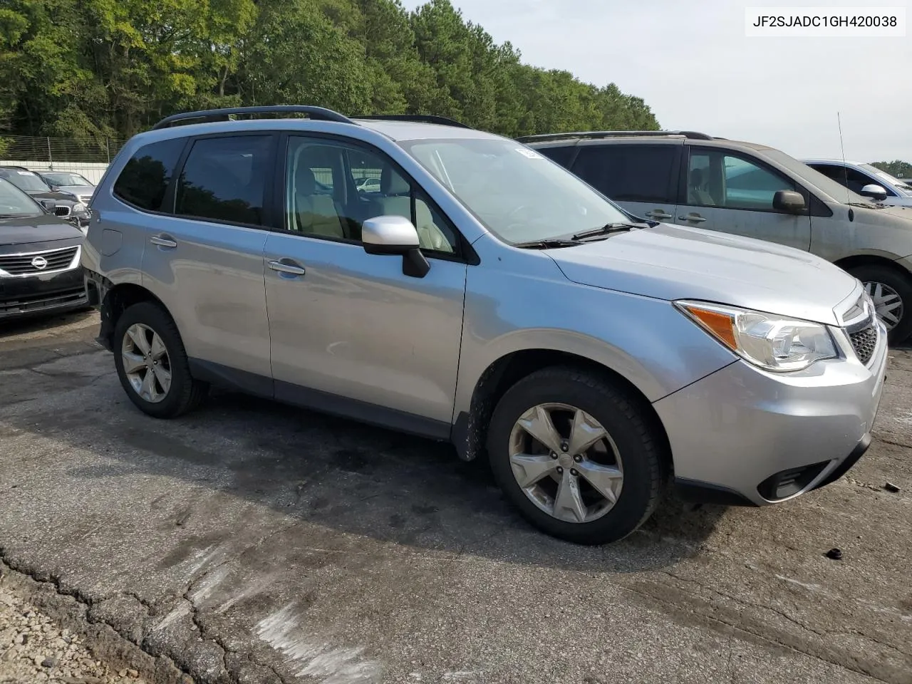 2016 Subaru Forester 2.5I Premium VIN: JF2SJADC1GH420038 Lot: 70824664