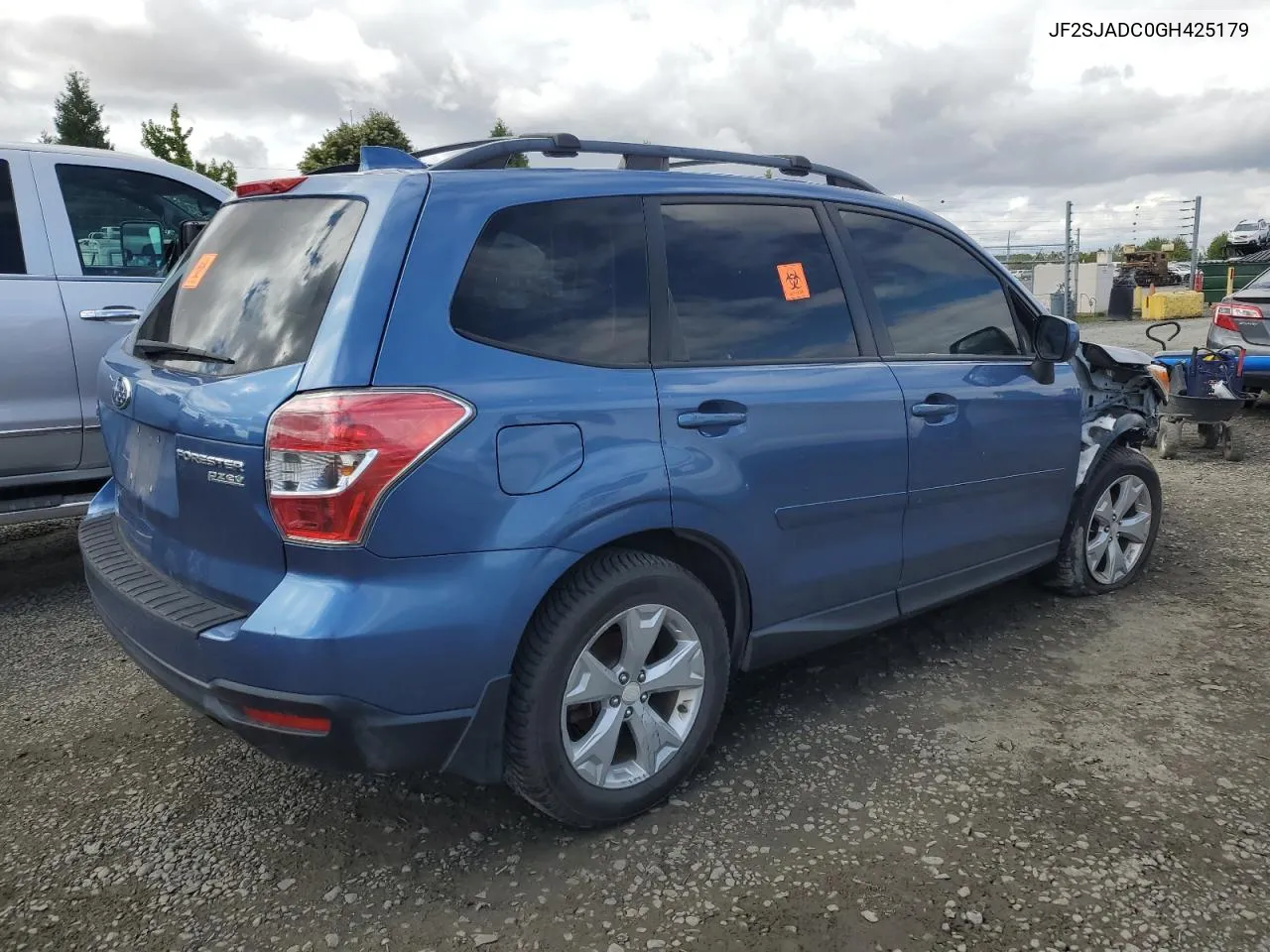 2016 Subaru Forester 2.5I Premium VIN: JF2SJADC0GH425179 Lot: 71100894