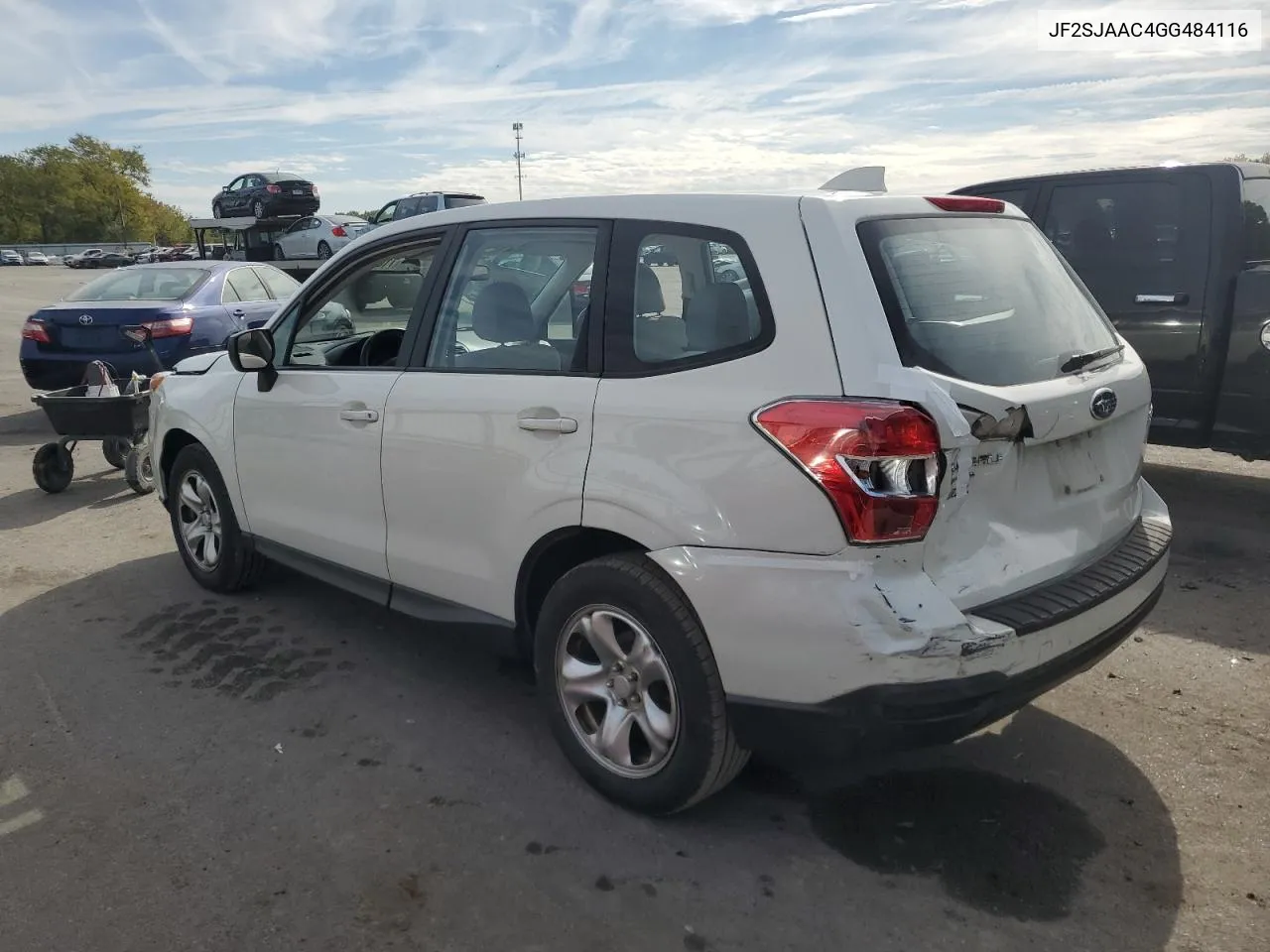 2016 Subaru Forester 2.5I VIN: JF2SJAAC4GG484116 Lot: 71336044