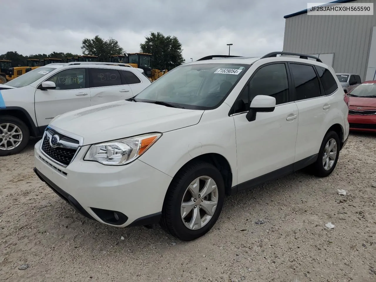 2016 Subaru Forester 2.5I Limited VIN: JF2SJAHCXGH565590 Lot: 71529054