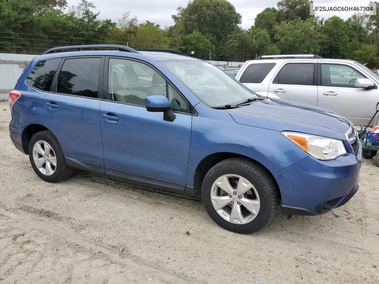 2016 Subaru Forester 2.5I Premium VIN: JF2SJAGC6GH467304 Lot: 71552834