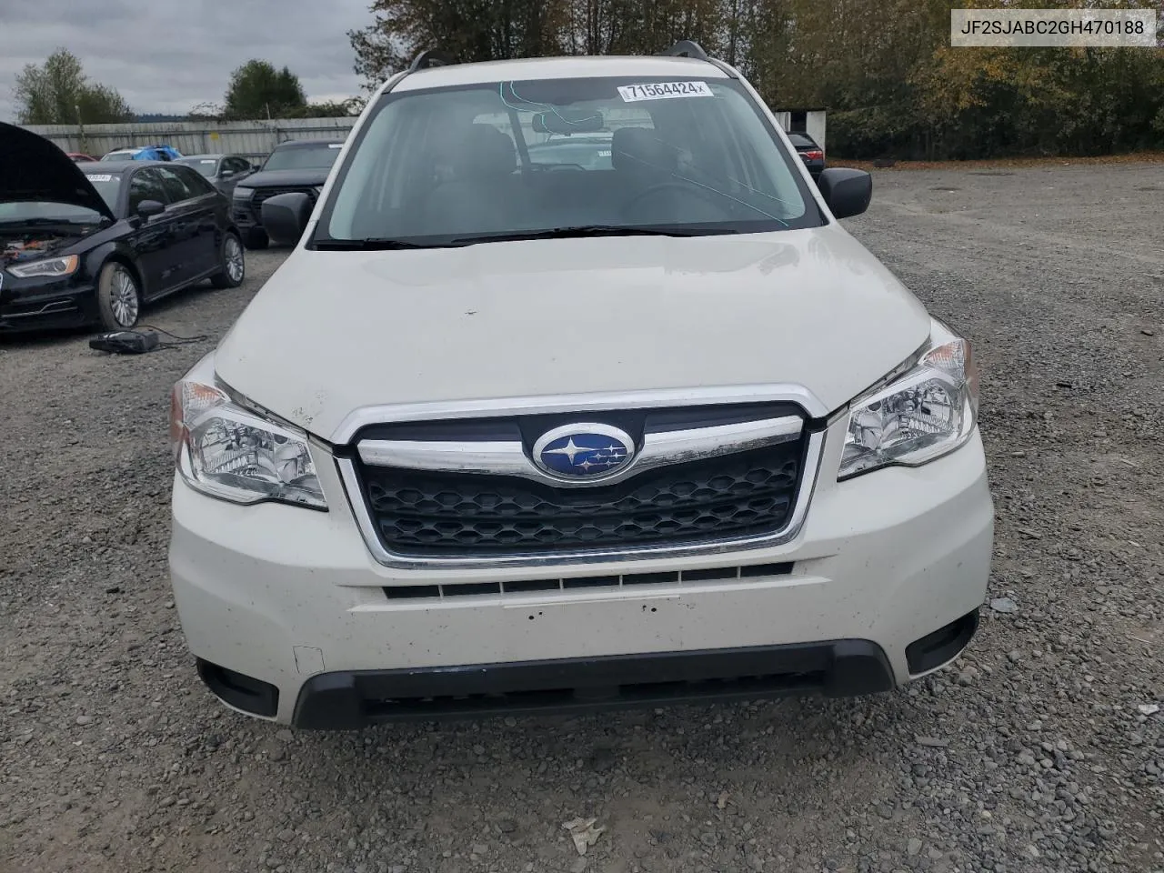 2016 Subaru Forester 2.5I VIN: JF2SJABC2GH470188 Lot: 71564424