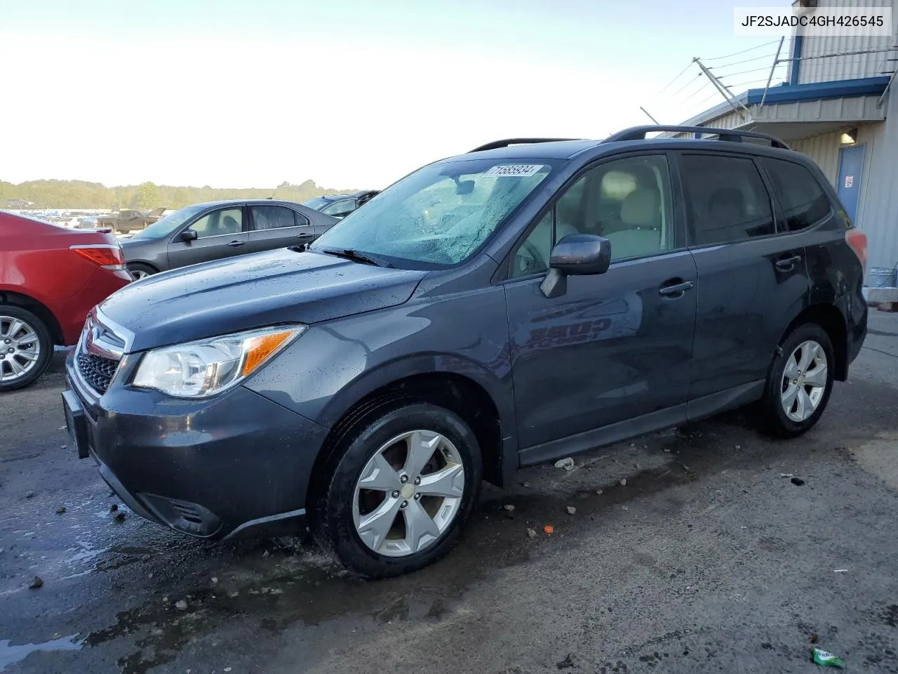 2016 Subaru Forester 2.5I Premium VIN: JF2SJADC4GH426545 Lot: 71585934