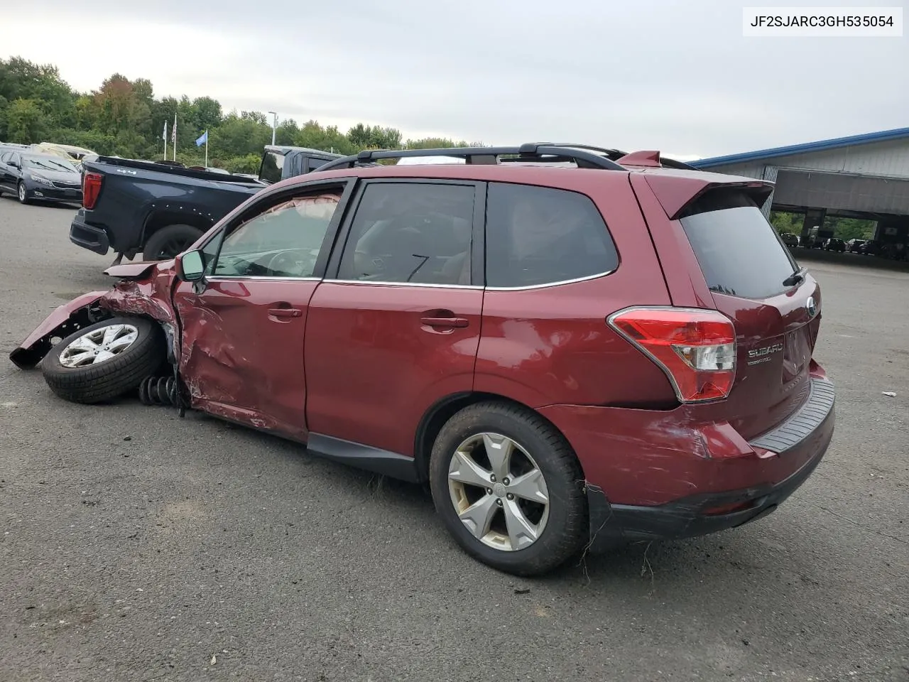 2016 Subaru Forester 2.5I Limited VIN: JF2SJARC3GH535054 Lot: 71802764