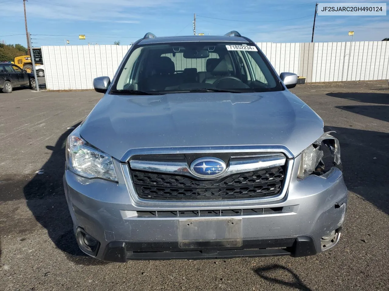 JF2SJARC2GH490124 2016 Subaru Forester 2.5I Limited