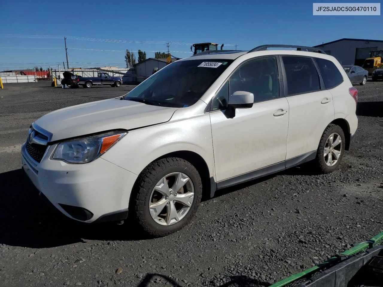 2016 Subaru Forester 2.5I Premium VIN: JF2SJADC5GG470110 Lot: 71855034