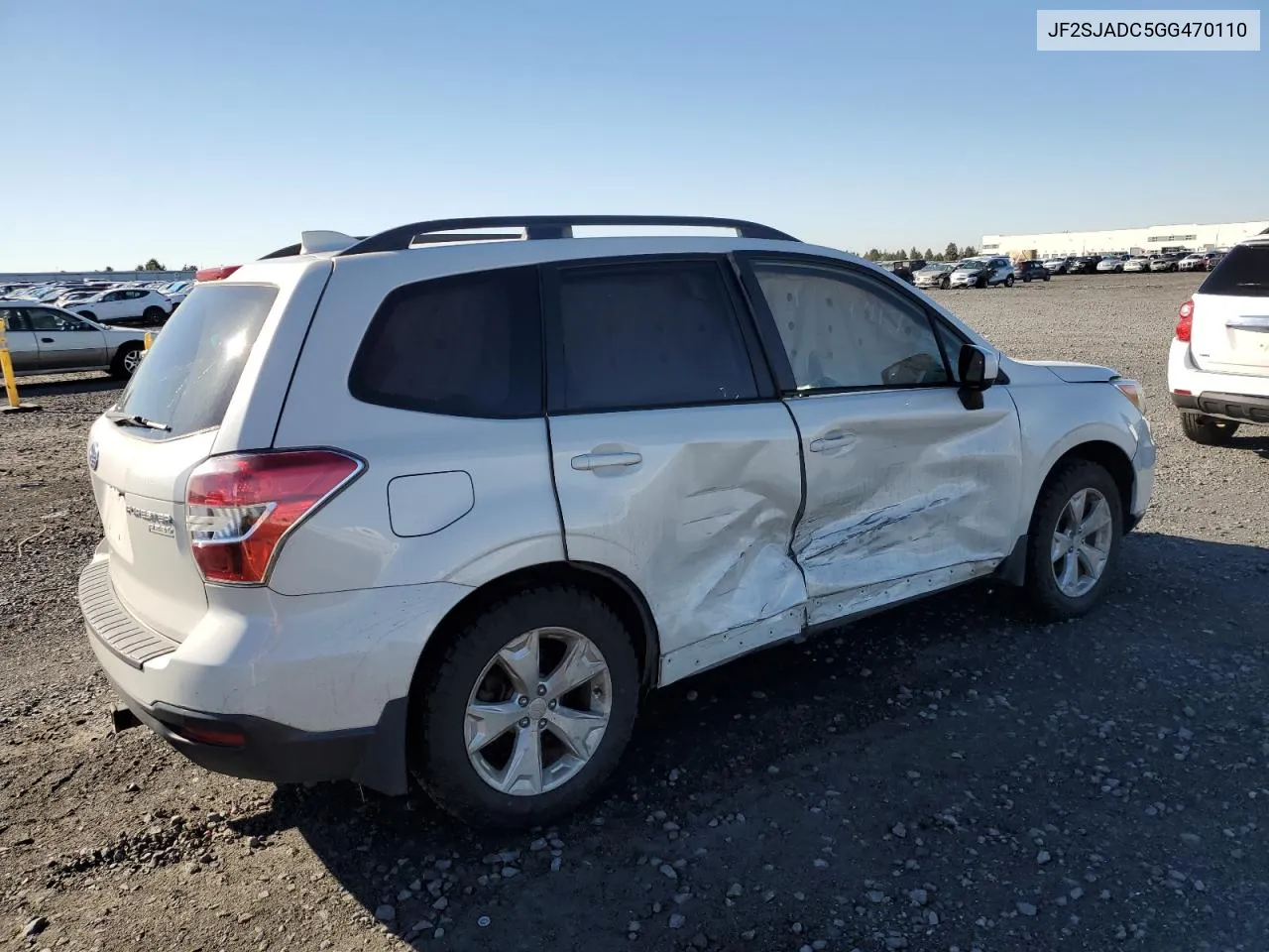 2016 Subaru Forester 2.5I Premium VIN: JF2SJADC5GG470110 Lot: 71855034