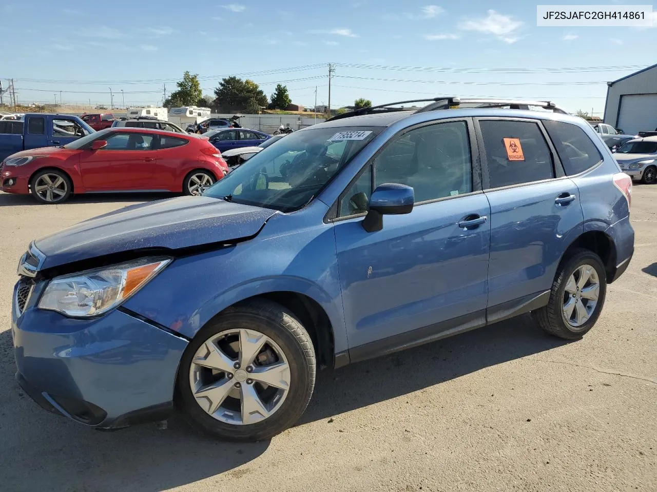 2016 Subaru Forester 2.5I Premium VIN: JF2SJAFC2GH414861 Lot: 71955214