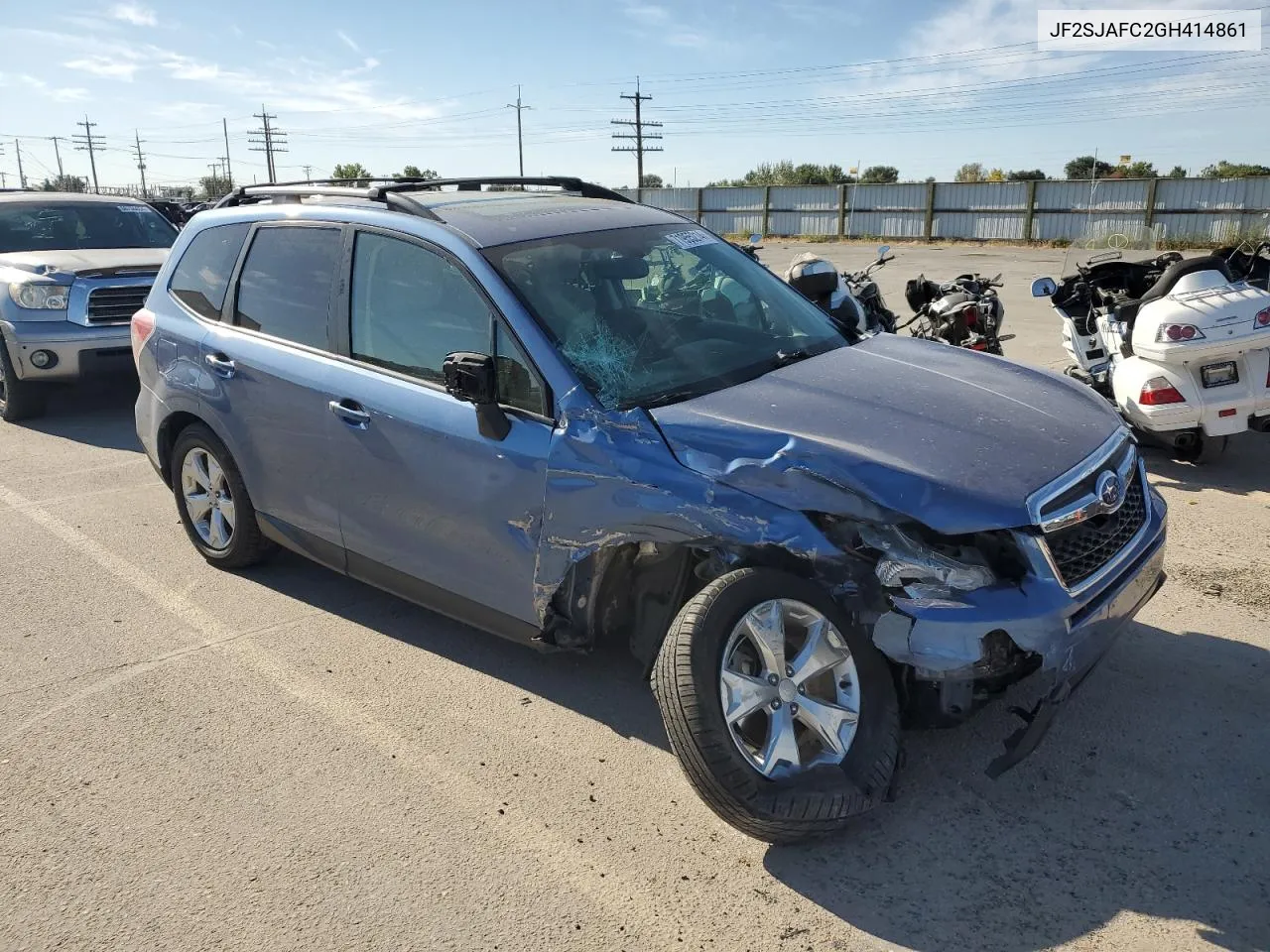 2016 Subaru Forester 2.5I Premium VIN: JF2SJAFC2GH414861 Lot: 71955214