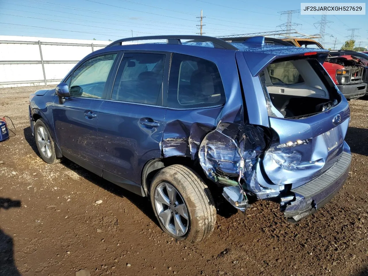 2016 Subaru Forester 2.5I Limited VIN: JF2SJARCXGH527629 Lot: 72098254