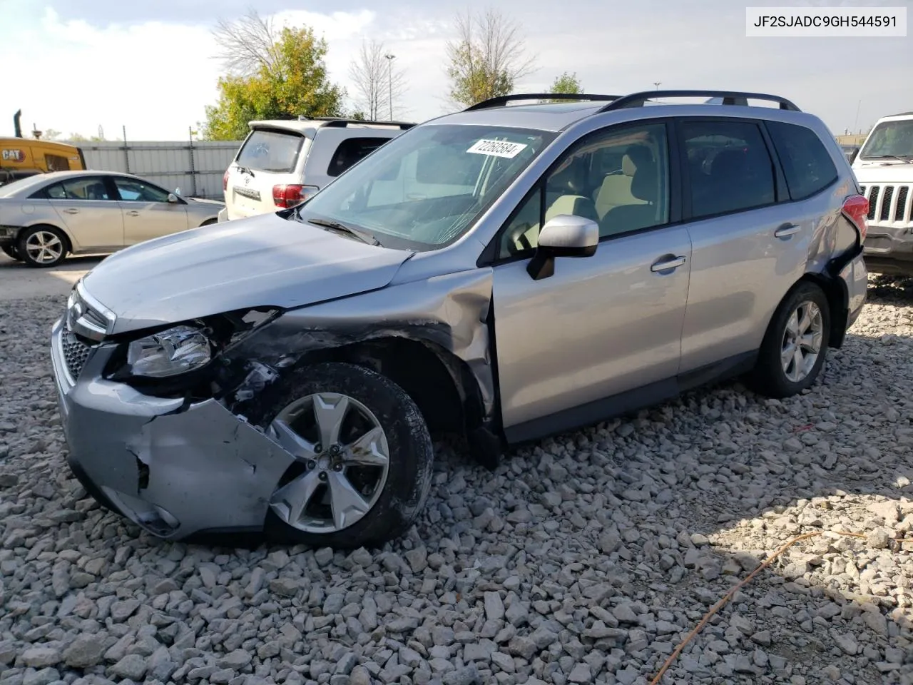 2016 Subaru Forester 2.5I Premium VIN: JF2SJADC9GH544591 Lot: 72260584