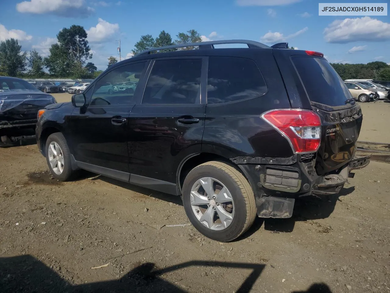 2016 Subaru Forester 2.5I Premium VIN: JF2SJADCXGH514189 Lot: 72383404