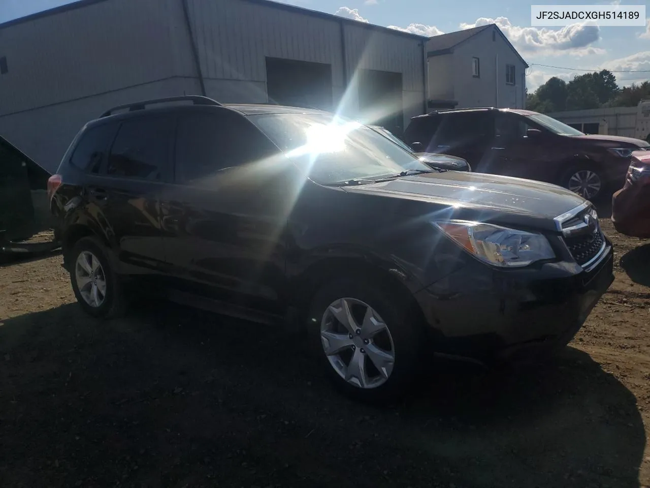 2016 Subaru Forester 2.5I Premium VIN: JF2SJADCXGH514189 Lot: 72383404