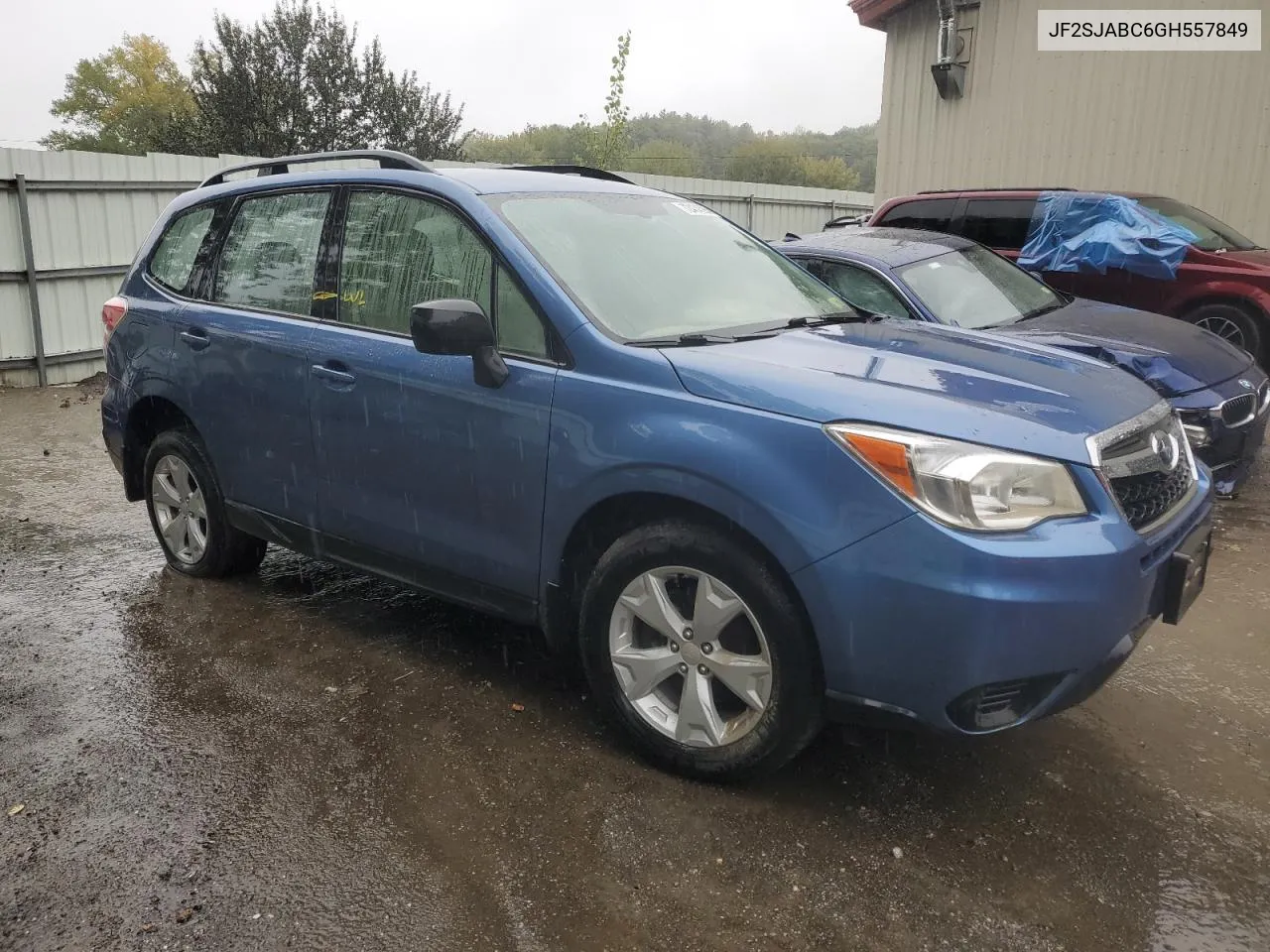 2016 Subaru Forester 2.5I VIN: JF2SJABC6GH557849 Lot: 72434594