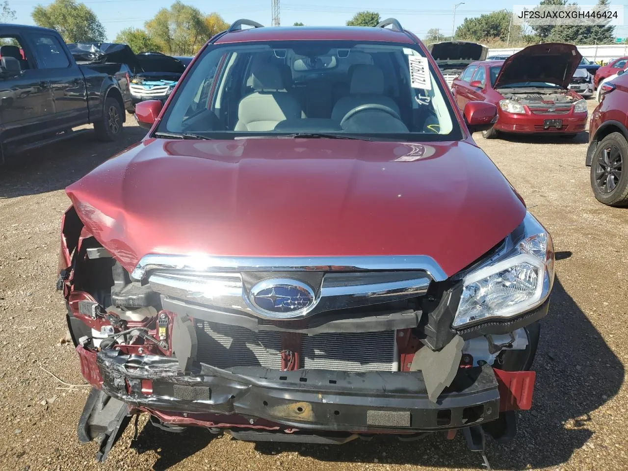 2016 Subaru Forester 2.5I Touring VIN: JF2SJAXCXGH446424 Lot: 72779274