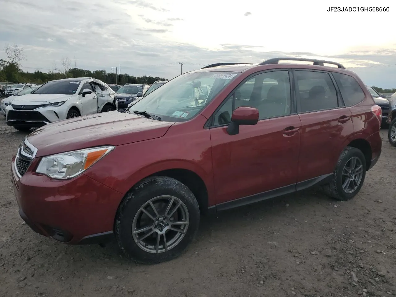 2016 Subaru Forester 2.5I Premium VIN: JF2SJADC1GH568660 Lot: 72823924