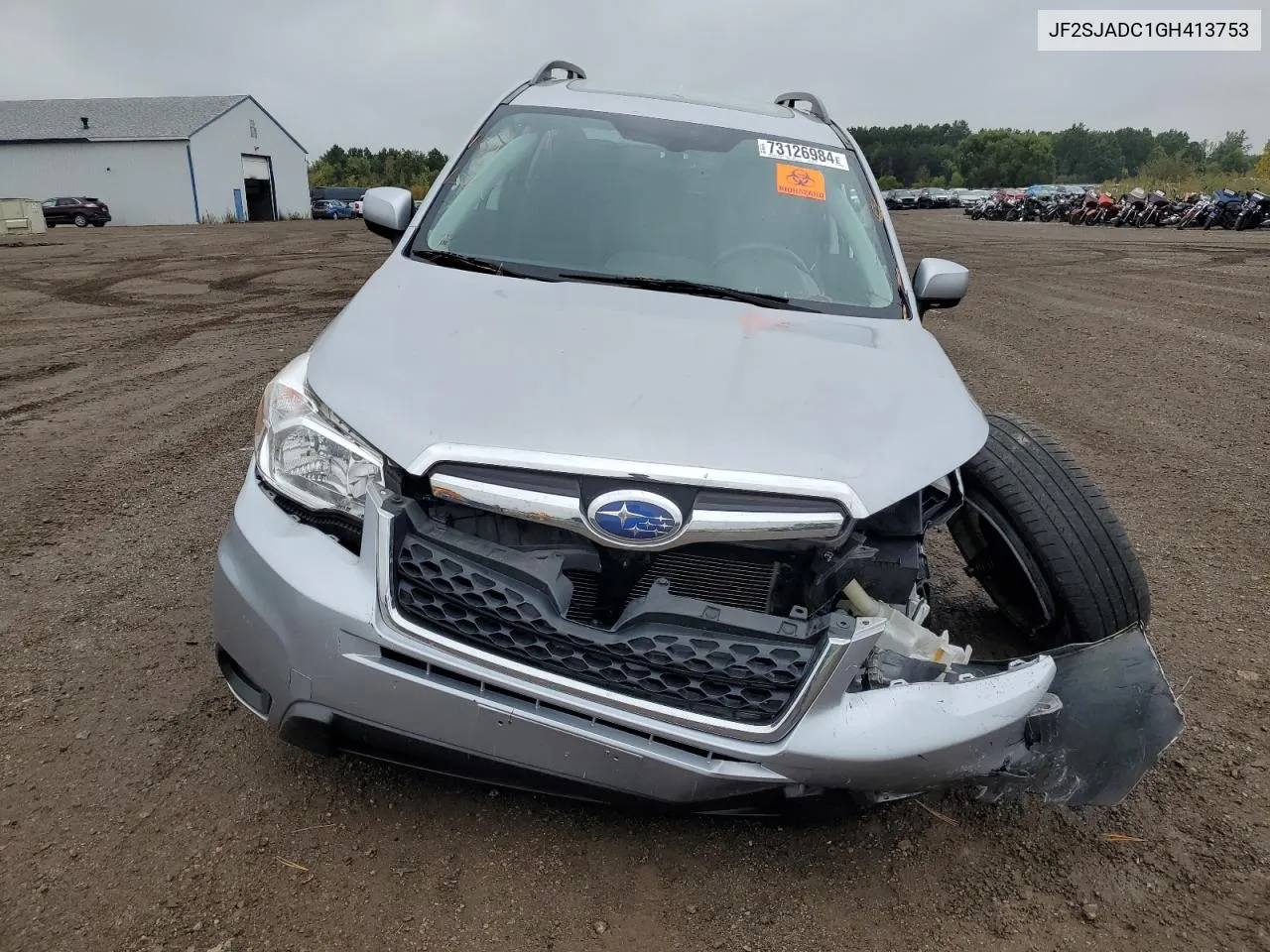 2016 Subaru Forester 2.5I Premium VIN: JF2SJADC1GH413753 Lot: 73126984