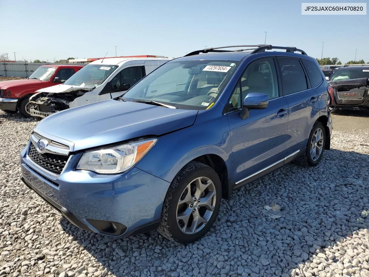 2016 Subaru Forester 2.5I Touring VIN: JF2SJAXC6GH470820 Lot: 73297654