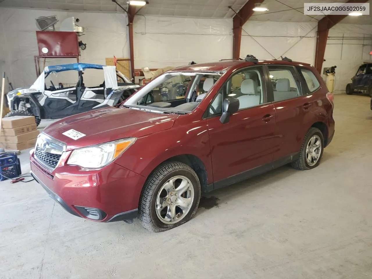 2016 Subaru Forester 2.5I VIN: JF2SJAAC0GG502059 Lot: 73377624