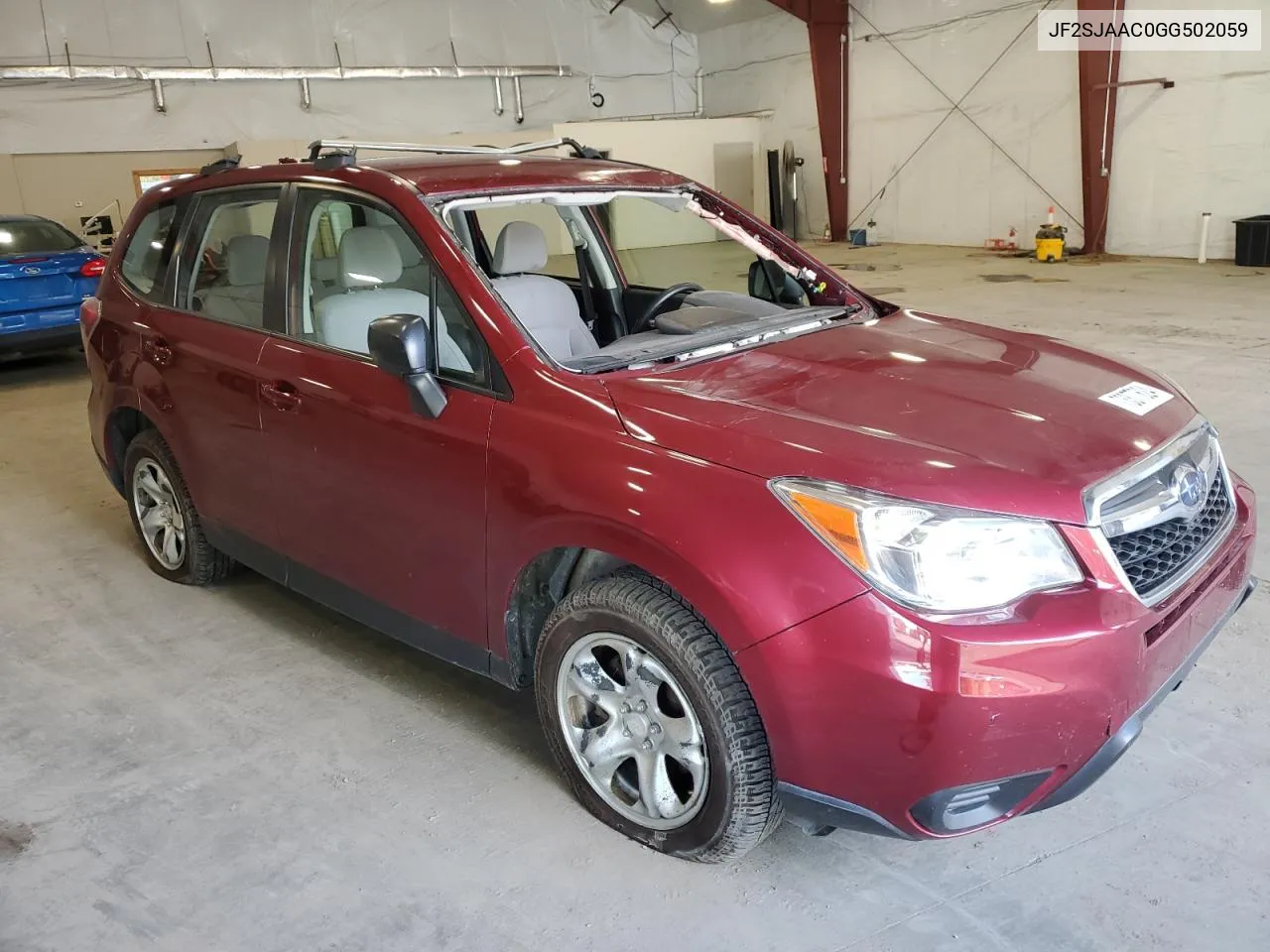 2016 Subaru Forester 2.5I VIN: JF2SJAAC0GG502059 Lot: 73377624