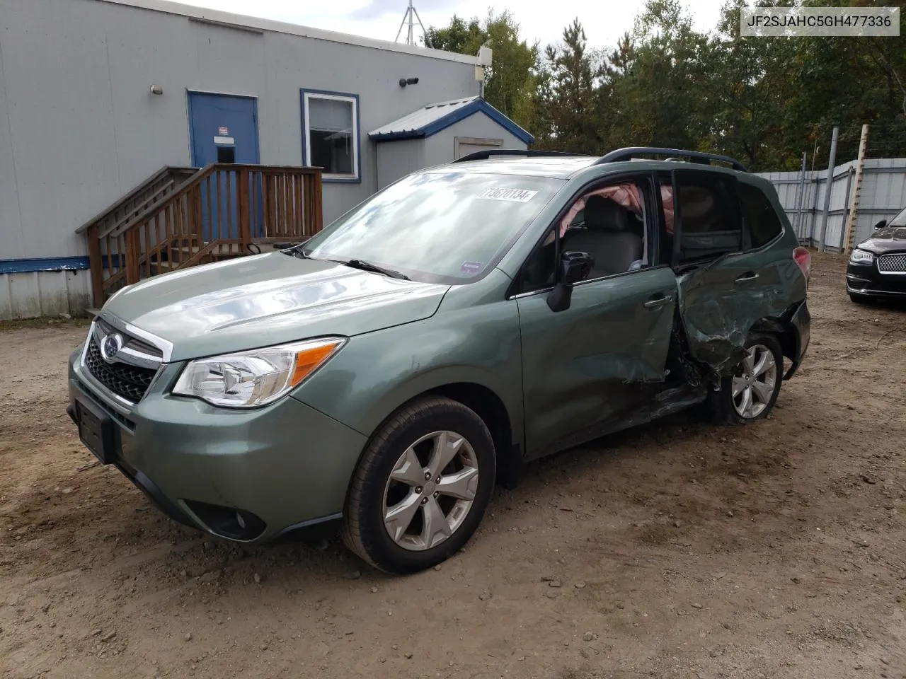 2016 Subaru Forester 2.5I Limited VIN: JF2SJAHC5GH477336 Lot: 73670134