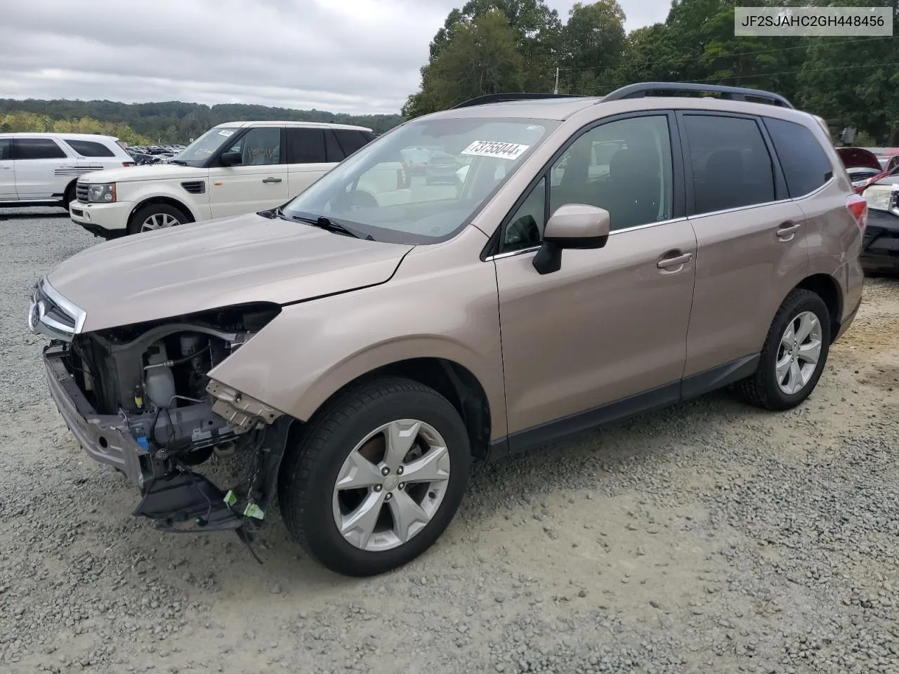 2016 Subaru Forester 2.5I Limited VIN: JF2SJAHC2GH448456 Lot: 73755044