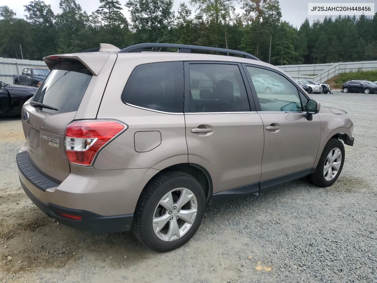 2016 Subaru Forester 2.5I Limited VIN: JF2SJAHC2GH448456 Lot: 73755044