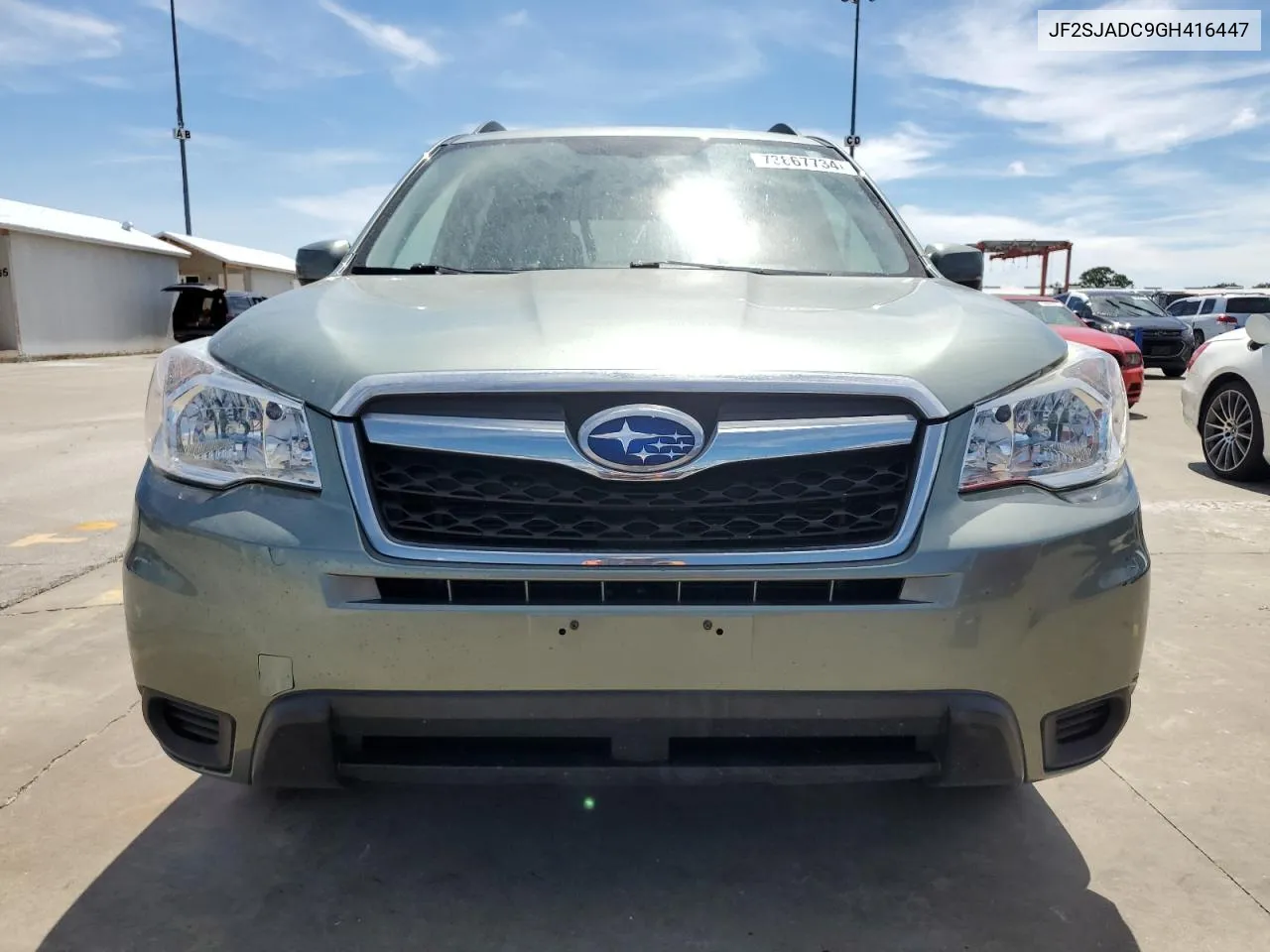 2016 Subaru Forester 2.5I Premium VIN: JF2SJADC9GH416447 Lot: 73867734