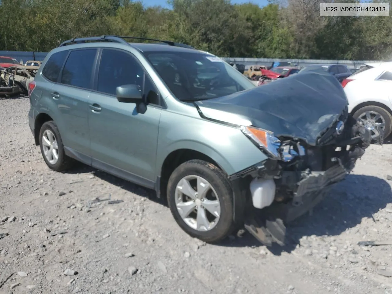 2016 Subaru Forester 2.5I Premium VIN: JF2SJADC6GH443413 Lot: 73942734