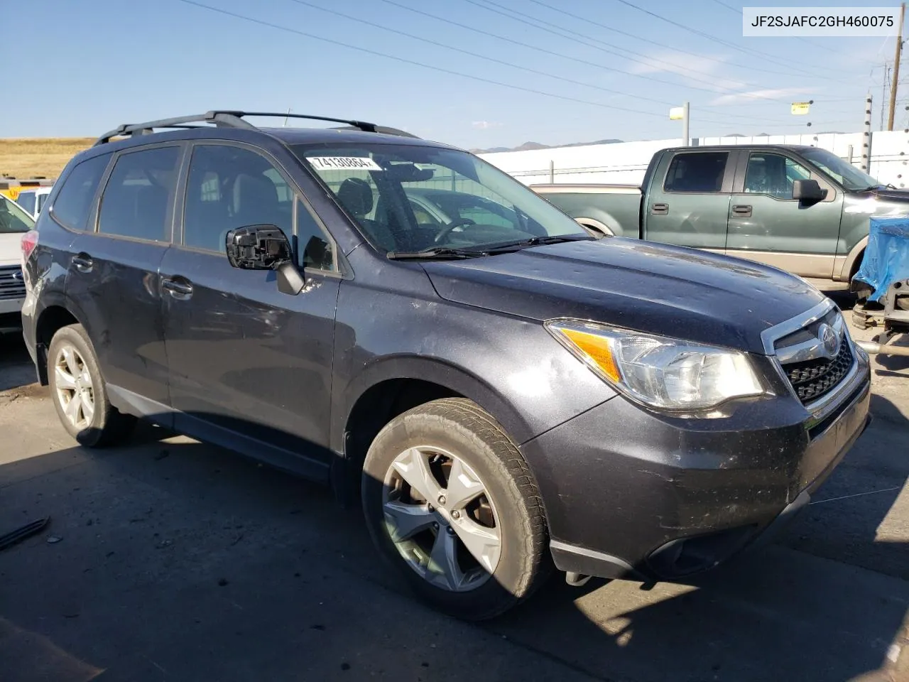 2016 Subaru Forester 2.5I Premium VIN: JF2SJAFC2GH460075 Lot: 74130864