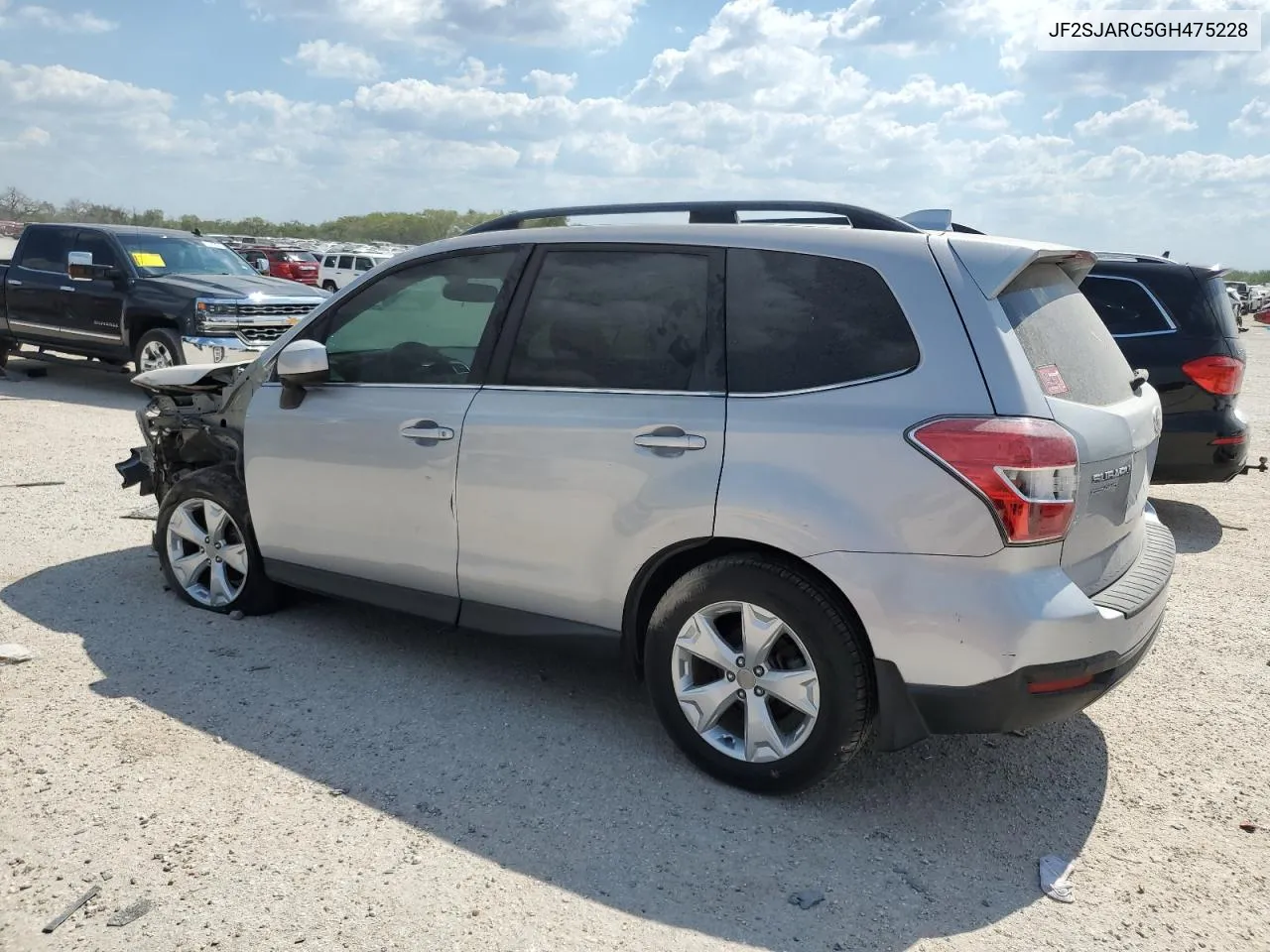 2016 Subaru Forester 2.5I Limited VIN: JF2SJARC5GH475228 Lot: 74152384