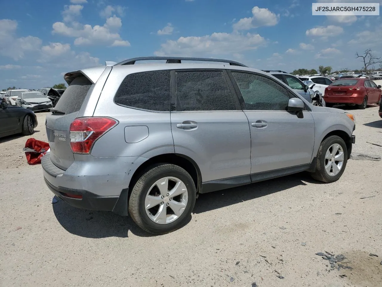 2016 Subaru Forester 2.5I Limited VIN: JF2SJARC5GH475228 Lot: 74152384